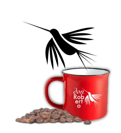 Don Roberto Kaffee Emailletasse