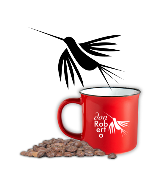 Don Roberto Kaffee Emailletasse